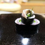 日本橋蛎殻町 すぎた - 鯖の海苔巻き