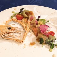 シーフードイタリアン　ポルト - 赤座海老と帆立貝のマリネ