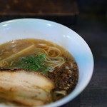 Menya Bar Uzu - 寂には揚げネギ