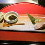 鉄板焼レストラン八景 - 前菜二種