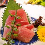 鉄板焼レストラン八景 - 「伊勢」お造り　三崎まぐろ