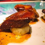 鉄板焼レストラン八景 - フォアグラ鉄板焼マディラソース