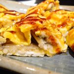 鉄板焼レストラン八景 - 煮穴子の玉子焼　鉄板焼