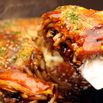 カープ - 料理写真:広島お好み焼き(そば、肉、玉子、)