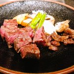 鉄板焼レストラン八景 - 「よくばりディナーコース・夜景」サーロイン