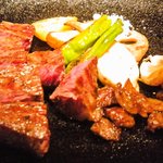 鉄板焼レストラン八景 - 「よくばりディナーコース・夜景」サーロインアップ