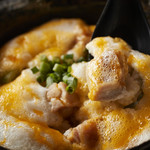 Fluffy chicken Oyako-don (Chicken and egg bowl)