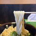 うどん おかだ - 角が立っています。