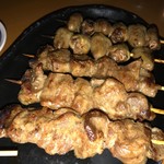 Yakitori Sumikichi - かしらとハツ どちらも塩