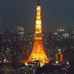 Bar＆Lounge MAJESTIC - 19時半頃の東京タワー