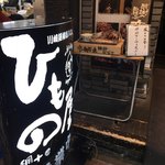 川崎銀柳街のひもの屋 - 店構え