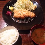 あげづき - 並ロースかつ定食1498円(税込)