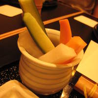 六波羅 - 串揚げ定番の野菜スティック