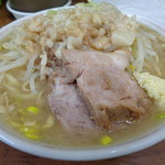 ラーメン二郎 - トッピングはネギです