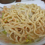 ラーメン二郎 - 一気に天地返し