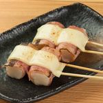 ◇Mochi bacon skewers