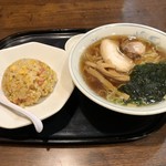 Rairaiken - ラーメン＋半チャーハン