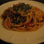 豚ミンチとキャベツのラグーソース(ブガティーニ)、1,260円