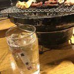 Kuroge wagyuu marugoto ittou gai sumibi yakiniku doutonbori mitsuru - 