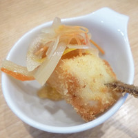 神戸串あげ SAKU - イカの南蛮ソース串