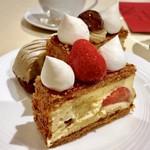 ホテルニューオータニ - スーパーモンブラン、新edoマロンミルフィーユ、あまおうナポレオンパイ、