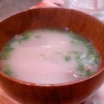 けとばし屋チャンピオン - シメの味噌汁（サービス）