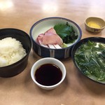 活魚料理 びんび家 - はまち定食1,080円です。はまちの美味しさを満足できます。