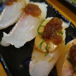 麺哲支店 麺野郎 - 鮨-真鯛＆ハツダイ