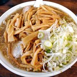 関屋 福来亭 - チャーシューメンマラーメン（特盛・ネギトッピング）