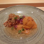 鮨 さかい - 香箱蟹と雲丹の饗宴