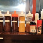 キセキ食堂 - 卓上の調味料