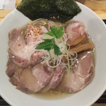 麺屋 希楽夢 - 一周年限定 鯛と貝の塩そば  チャーシュー増し