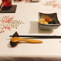 うぶか - ★9先付　縞海老　湯葉　イクラ