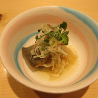 寿司割烹 魚紋 - 鮎の南蛮漬け(和歌山紀ノ川)