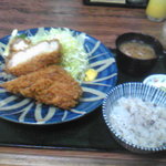 厚切りロースカツ定食１６８０円