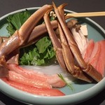 かにと道産料理 雪華亭 - ズワイガニしゃぶしゃぶ