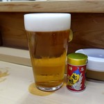 家庭料理 小川 - 生ビール