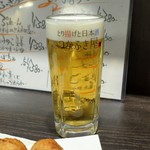 つかふき屋 - 生ビール