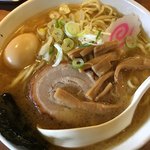 昌平ラーメン - ラーメン(600円). +塩玉50円