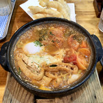 讃州手打ちうどん 我流 - トマト味噌煮込み