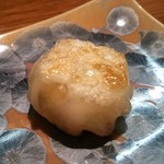 中国菜 火ノ鳥 - 点心三種　きんきと葱の焼饅頭　※蟹の焼饅頭の代替料理