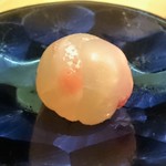 中国菜 火ノ鳥 - 鯛の刺身で包んだ生姜と青唐辛子の北京風惣菜