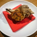 中国菜 火ノ鳥 - 真ツブ貝のマカオ風オーブン焼き　※上海蟹のマカオ風の代替料理