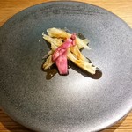 中国菜 火ノ鳥 - フカひれの冷製　※上海蟹の紹興酒漬けの代替料理