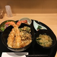 神田明神下 みやび 本店 - 特大えび天丼('18/01/13)