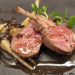 ビストロ ダイア - 肉①愛知県産半田豚肩ロース肉低温ロースト　シャルキュティエールソース