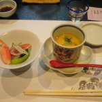 Kanino Oyado - 茶碗蒸しと酢の物