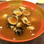 すし割烹 翁鮨 - 赤だし　