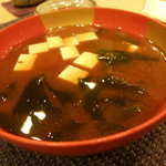 すし割烹 翁鮨 - 赤だし　