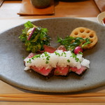 食の円居 なず菜 - 大和牛ﾛｰｽﾄ